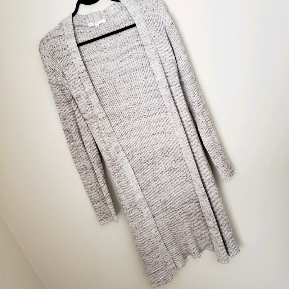 CLEO Long Open Front Cardigan